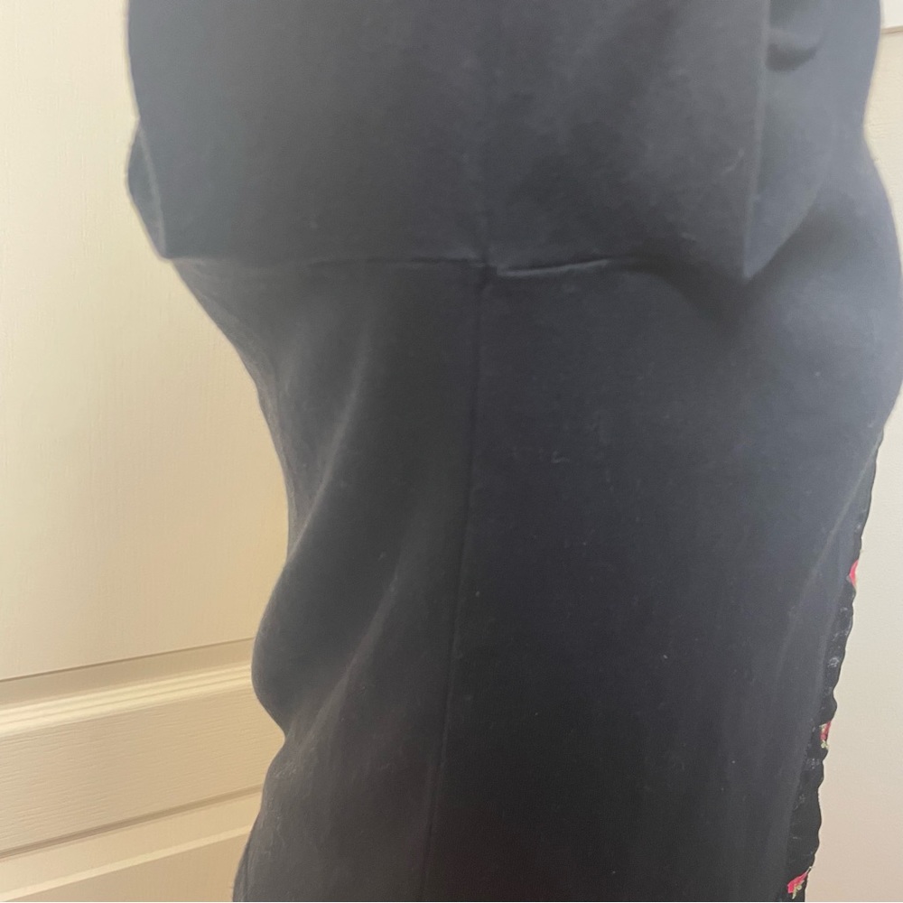 dorothy perkins Size 14 floral cardigan black long sleeves vintage y2k Red Trim - Picture 8 of 15